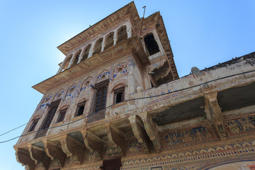 Obraz premium Haveli in Mandawa, Rajasthan, India