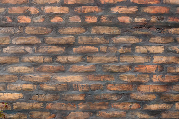 Backgrounds, Textured - Abstract old brown brick wall