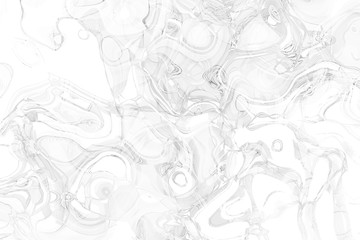 Chaotic black lines on a white background.