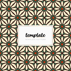 Colorful mandala seamless pattern vector