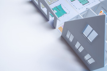 Work on the internal layout of buildings. Convenient layout inside the house. Advertising of architectural and construction Bureau. A place for a label. Selection of color solutions for the cottage.