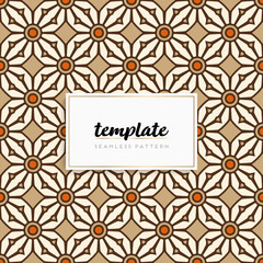 Colorful mandala seamless pattern vector