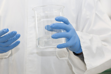 scientist working in laboratory