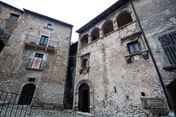 Fototapeta na wymiar Santo Stefano di Sessanio Village, Abruzzo, L'Aquila, Italy