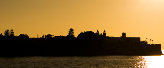 Fototapeta premium atardecer en Cádiz