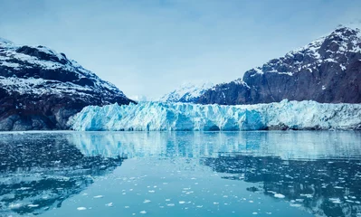 Fotobehang Gletsjer Glacier Bay National Park, Alaska, USA, is a natural heritage of the world, global warming, melting glaciers  © wu shoung