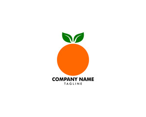 Orange Logo Design Vector Icon Illustration Design