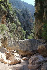 Canyon Torrent de Pareis, Mallorca, Spain