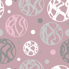 Circle lines, seamless pattern.