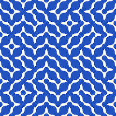 Geometric abstract pattern in midcentury style. Seamless vector