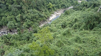 waterfall form above in vietnam