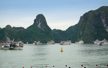 famous ha long bay in vietnam