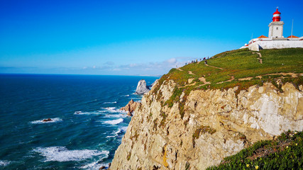 Fototapeta na wymiar Cabo da Roca, Potrugalia