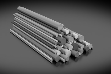 Plastic rods