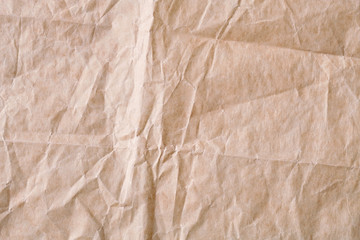 Crumpled Brown paper background texture