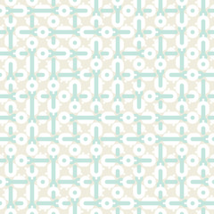 Geometric abstract pattern in midcentury style. Seamless vector