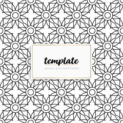 Colorful mandala seamless pattern vector