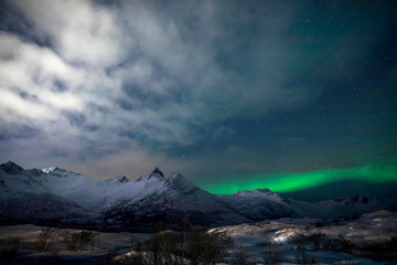 Polarlicht &uuml;ber den Lofoten - Norwegen
