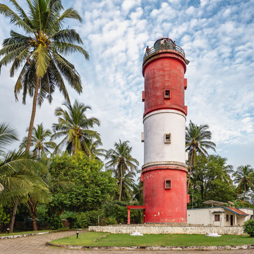 Kannur lighthouse in Kerala, India
