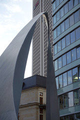 Bogen an einem Geb&auml;ude in Frankfurt