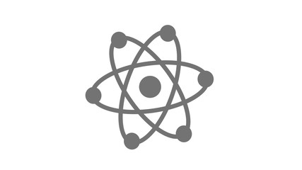 Atom icons on white background,New atom icon