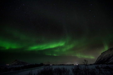 Polarlicht &uuml;ber den Lofoten - Norwegen