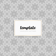 Colorful mandala seamless pattern vector