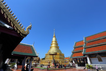 Wat Phra That Haripunchai in Lamphun, Thailand