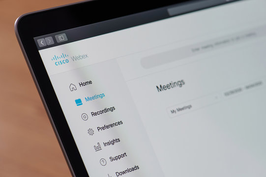 Cisco webex meeting program menu