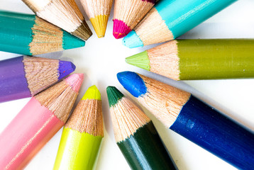 Naklejka premium colors forming a perfect circle 