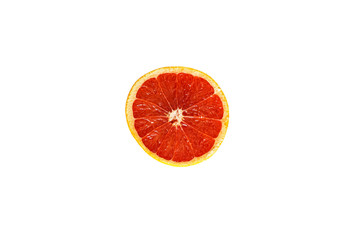 grapefruit over a white table