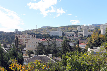 Fototapeta na wymiar Crimea. Alushta. City view 