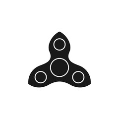 Fidget spinner icon vector Illustration .toy for stress relief and improvement of attention span.