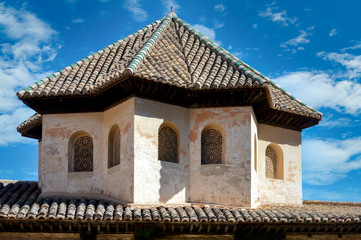 Fototapeta na wymiar Moorish architecture and design in Granada Spain