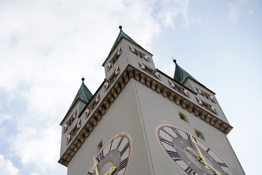 Straubing is a Lower Bavarian city with a well-preserved old town with medieval architecture