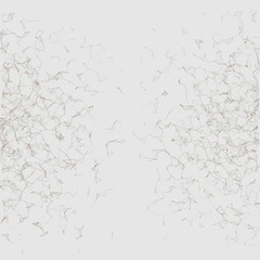 Network Mesh Random Procedural Art background illustration