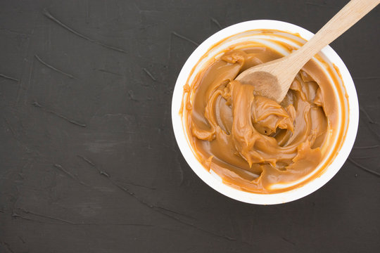Milk caramel, also called in Colombia Arequipe.
