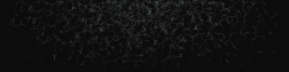 Network Mesh Random Procedural Art background illustration