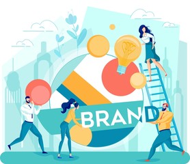 People Engaged in Brand Design Creation Process