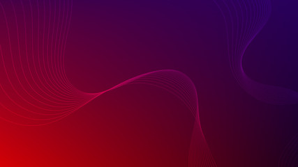 Wave background. Digital frequency stripe. Waved lines for brochure and flyer design. Dynamic smoke wave. Curved wavy line. Vector gradient background