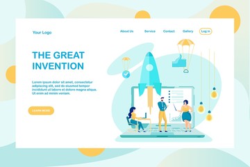 Business Startup Creation Development Landing Page