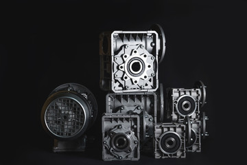 Worm motor, electric motors and equipment for bottling lines, industrial equipment for factories...