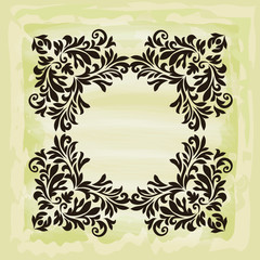 vector damask patterns for greeting cards and wedding invitations