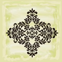 vector damask patterns for greeting cards and wedding invitations