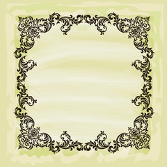 vector damask patterns for greeting cards and wedding invitations