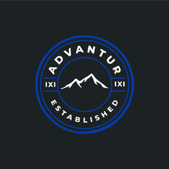 retro logo design vector 