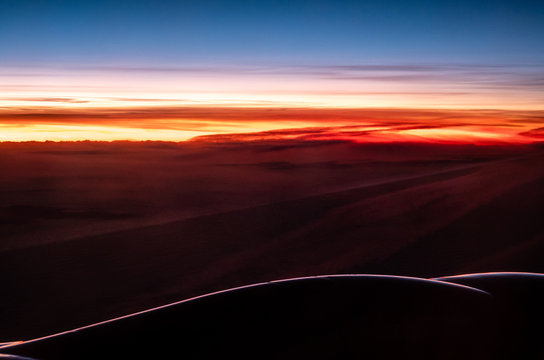 Sunrise above Europe
