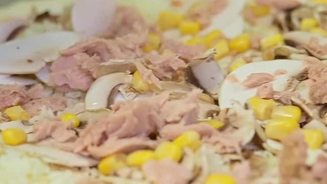 pizza, restauracja, pizzera, przygotowywanie pizzy