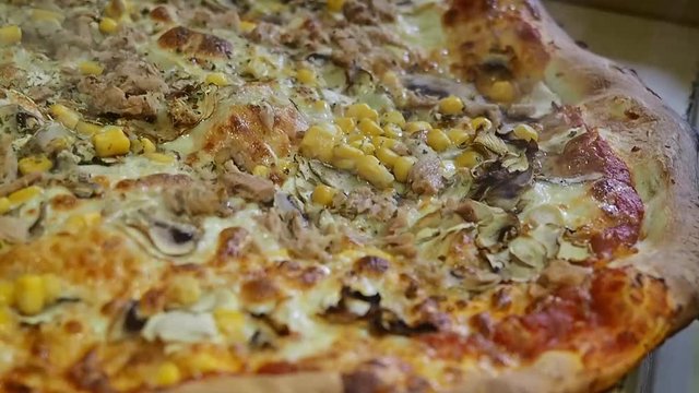 pizza, restauracja, pizzera, przygotowywanie pizzy