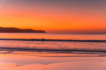 Obraz premium Hot Summer Dawn Seascape